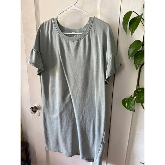 Jane & Delancey women’s size large blue t-shirt dress - Picture 2 of 9